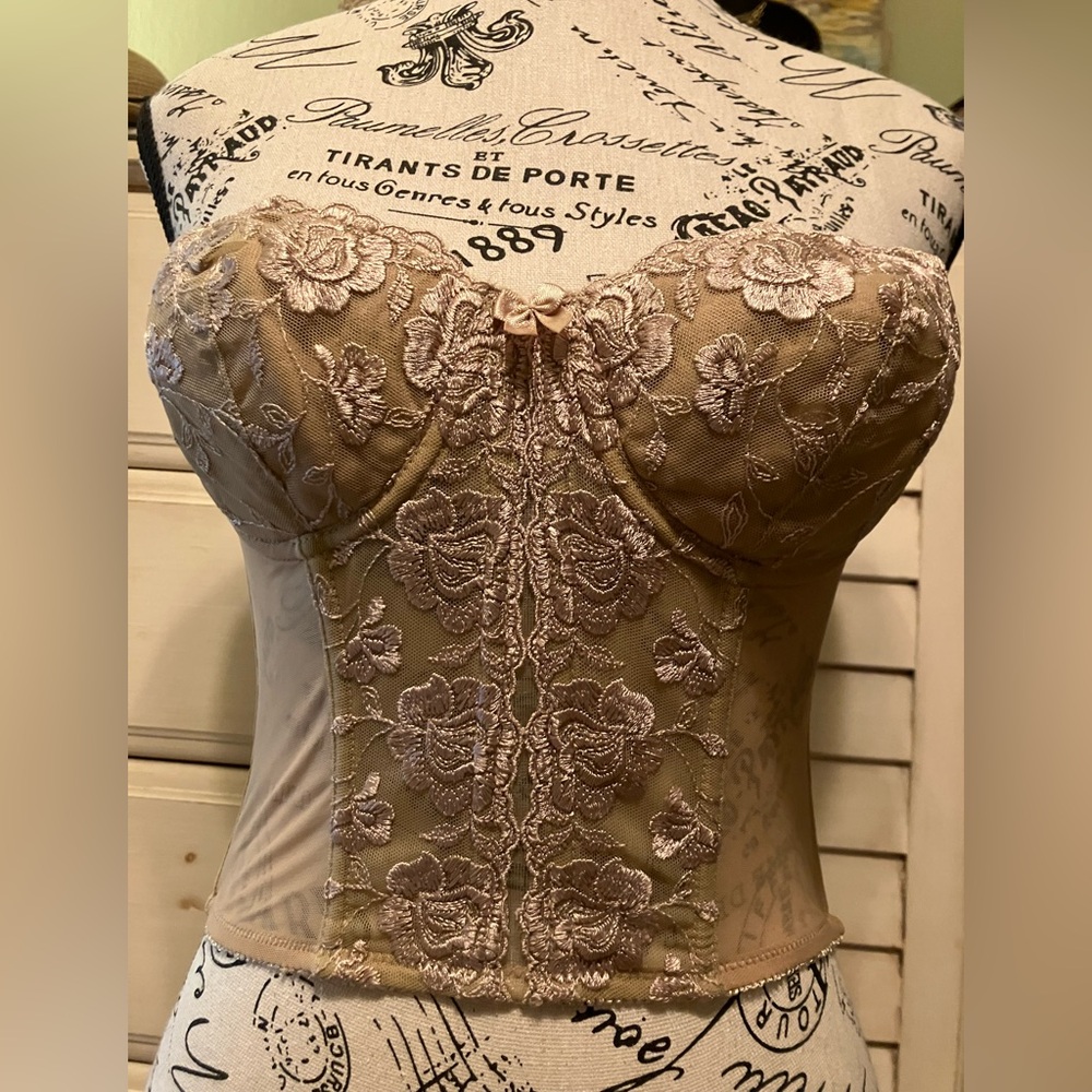 Longline bra bustier, 34B